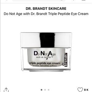 dr brandt do not age triple peptide eye cream tube
